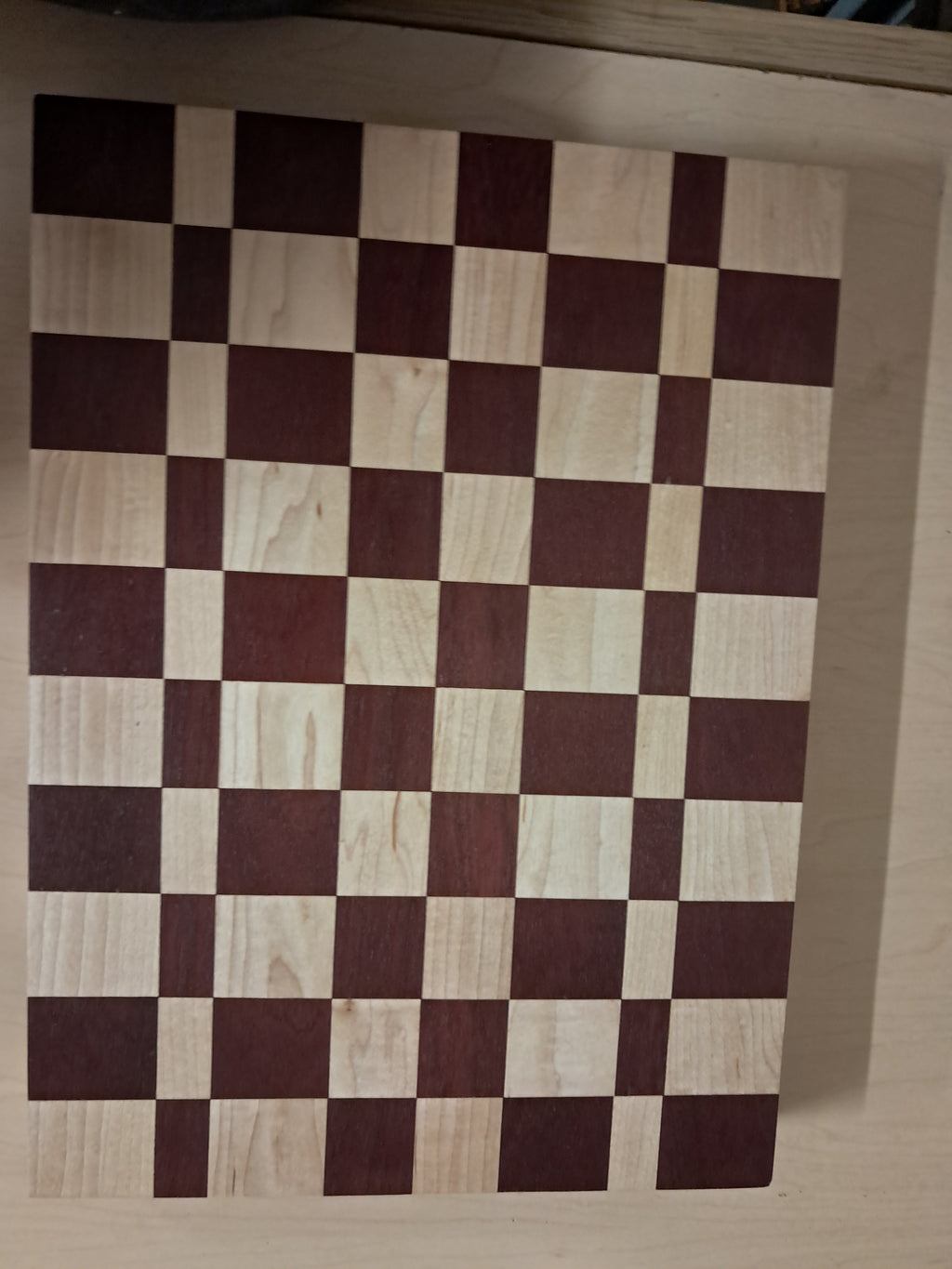 Purpleheart and Maple Cutting Board