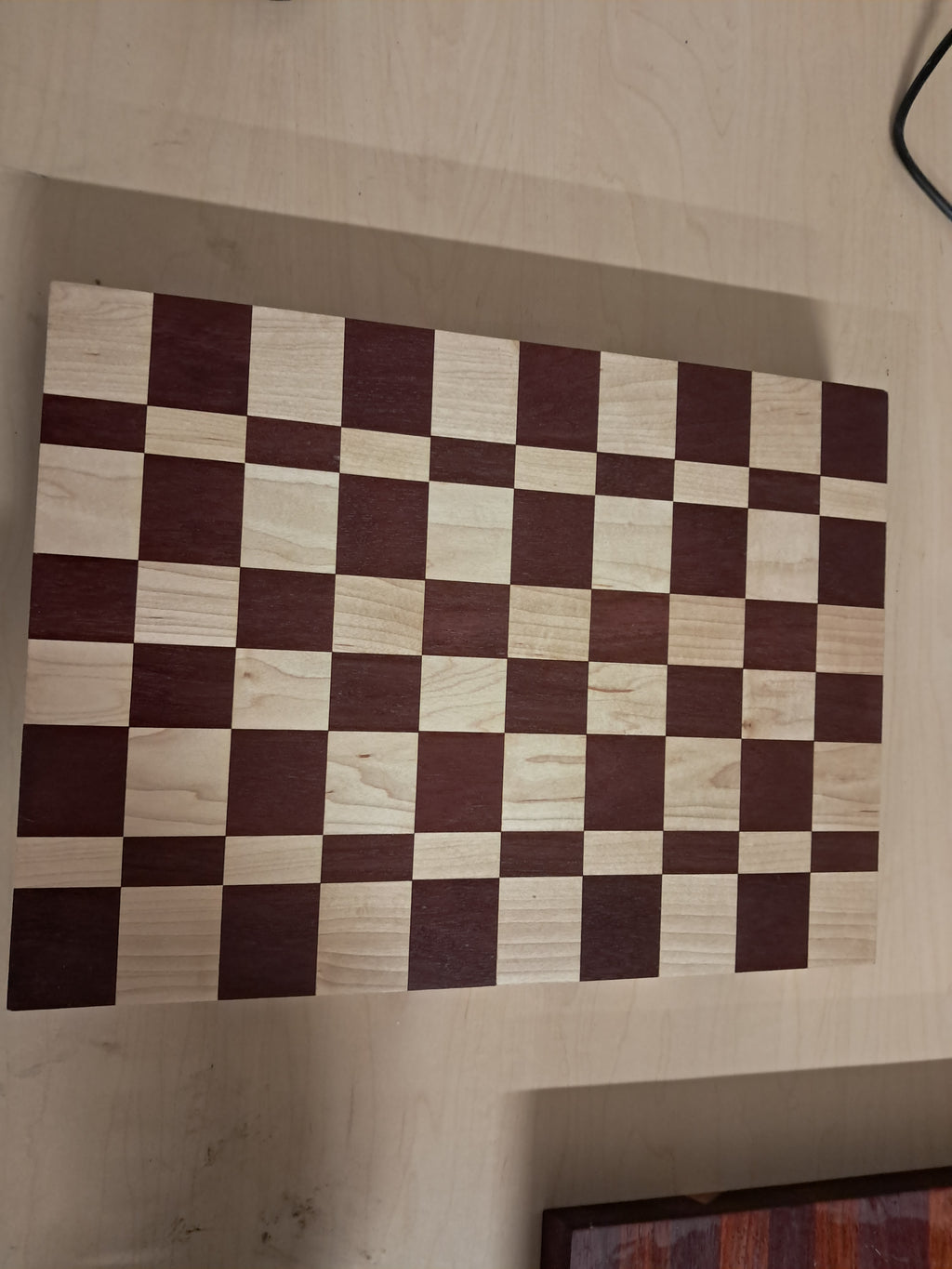 Purpleheart and Maple Cutting Board