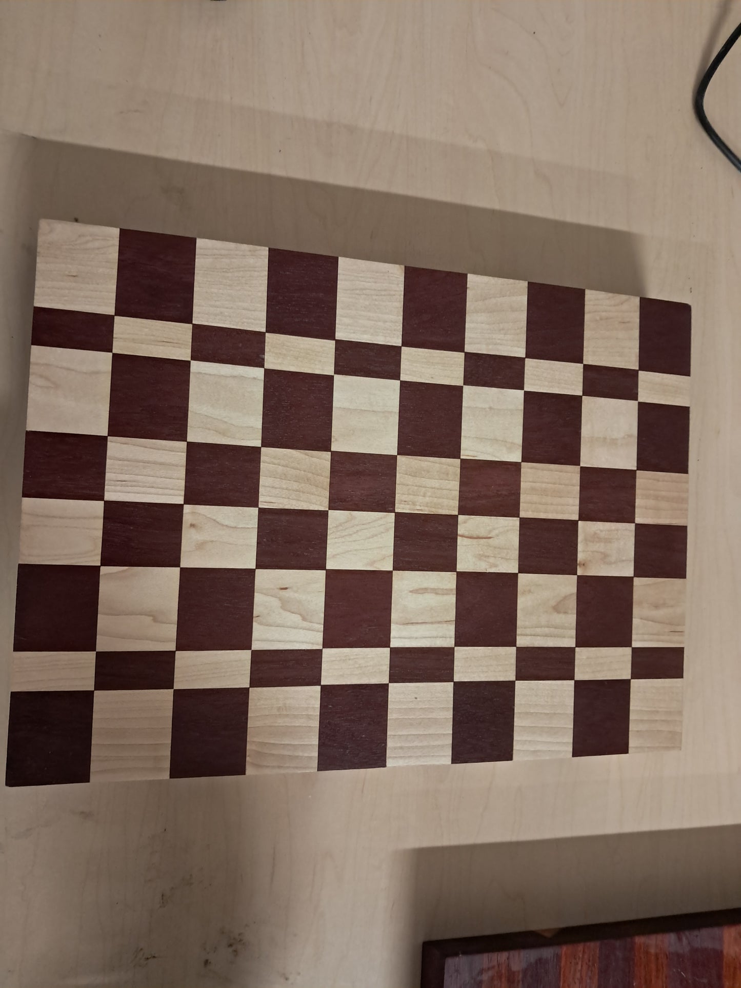 Purpleheart and Maple Cutting Board