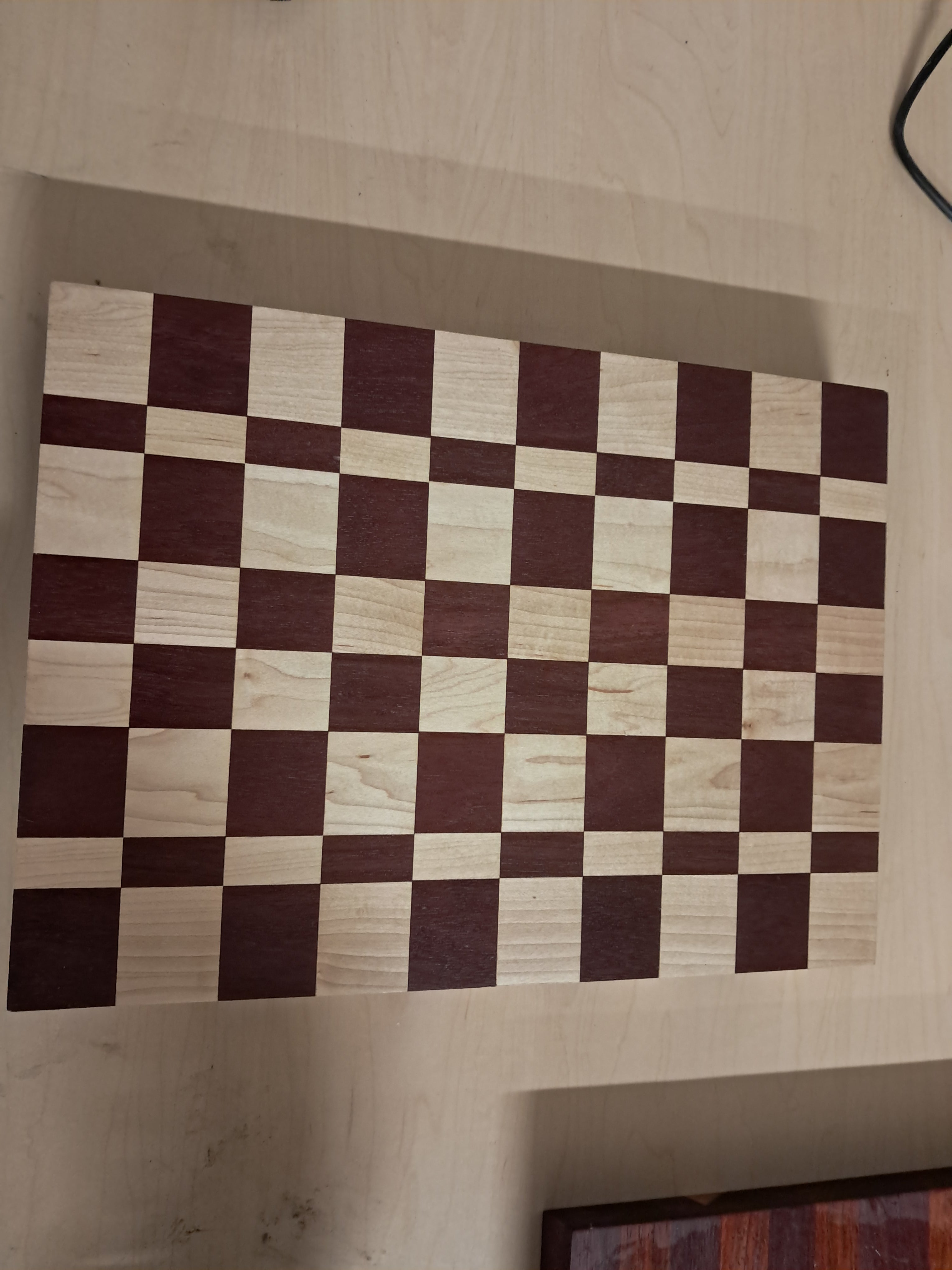 Purpleheart and Maple Cutting Board