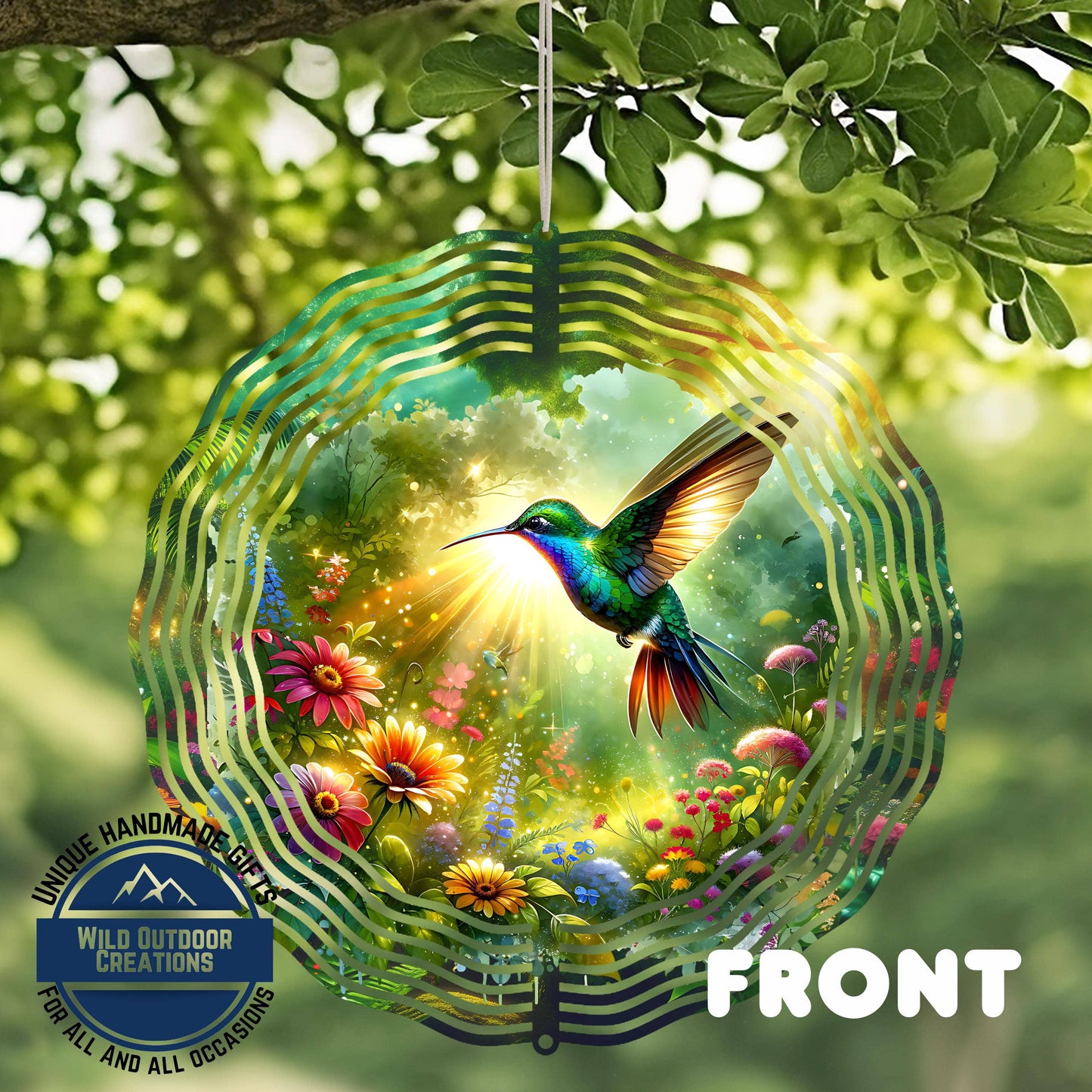 Wind Spinner - UV Protected Finish - 10 Inch